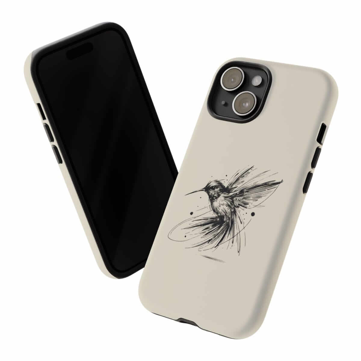 Hummingbird_Elegance_Tough_Case_iPhone_15_Matte