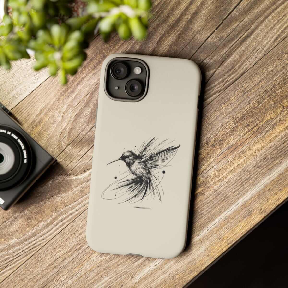 Hummingbird_Elegance_Tough_Case_iPhone_15_Plus_Matte