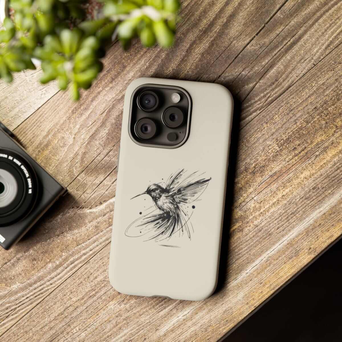 Hummingbird_Elegance_Tough_Case_iPhone_15_Pro_Matte