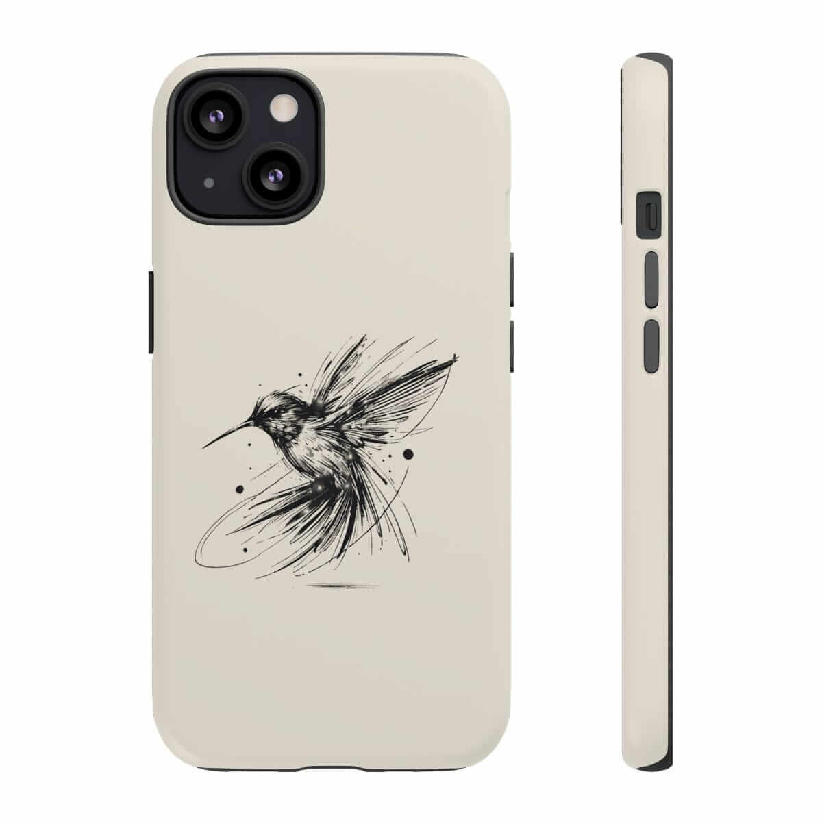 Hummingbird_Elegance_Tough_Case_iPhone_13_Matte