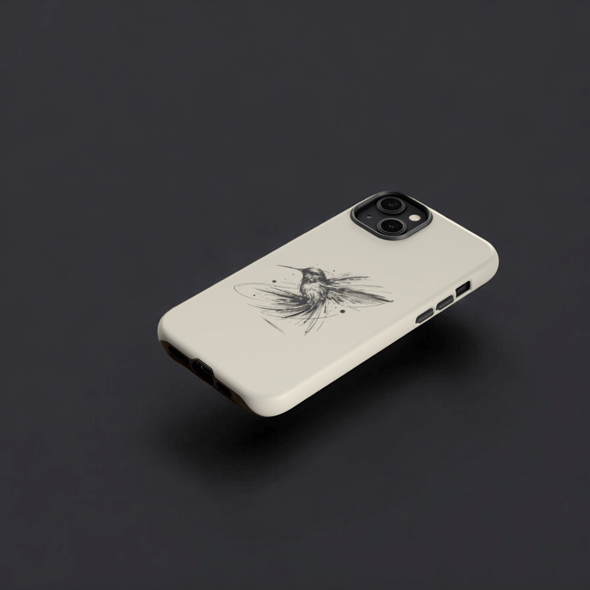 Hummingbird_Elegance_Tough_Case_iPhone_14_Plus_Matte