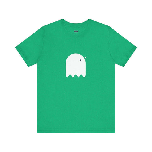 White_Button_Eyed_Ghost_Tshirt_Heather_Kelly_S