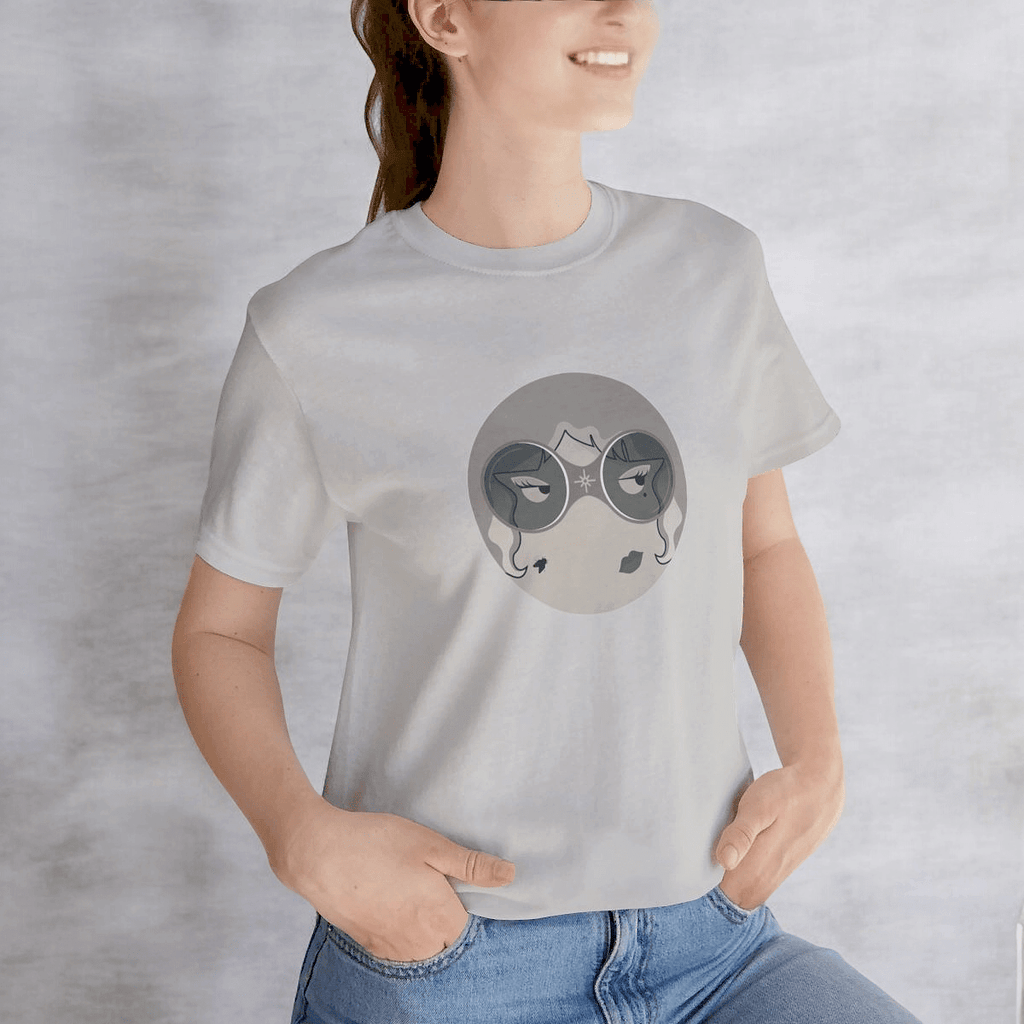 Black short sleeve tee made from soft cotton fabric featuring a classic crew neck and relaxed fit style